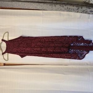 Burgundy Formal Dress